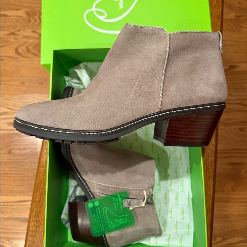 Sam Edelman Pryce Suede Ankle Boots- NWT Size 10